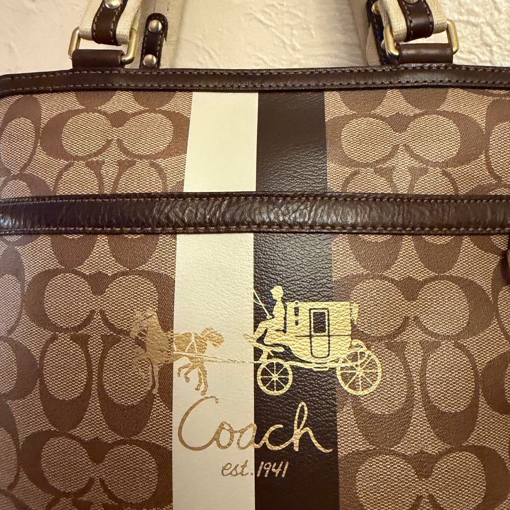 Coach Signature Tote - Picture 4 of 12